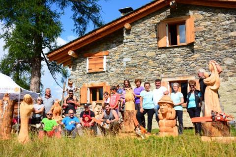 avi scultura  valtellina arte legno